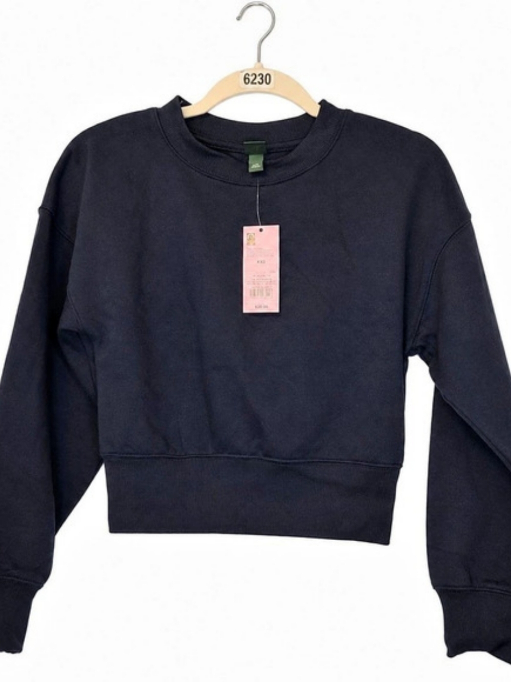 Wild Fable Cropped Sweatshirt in Navy Blue Size XXS